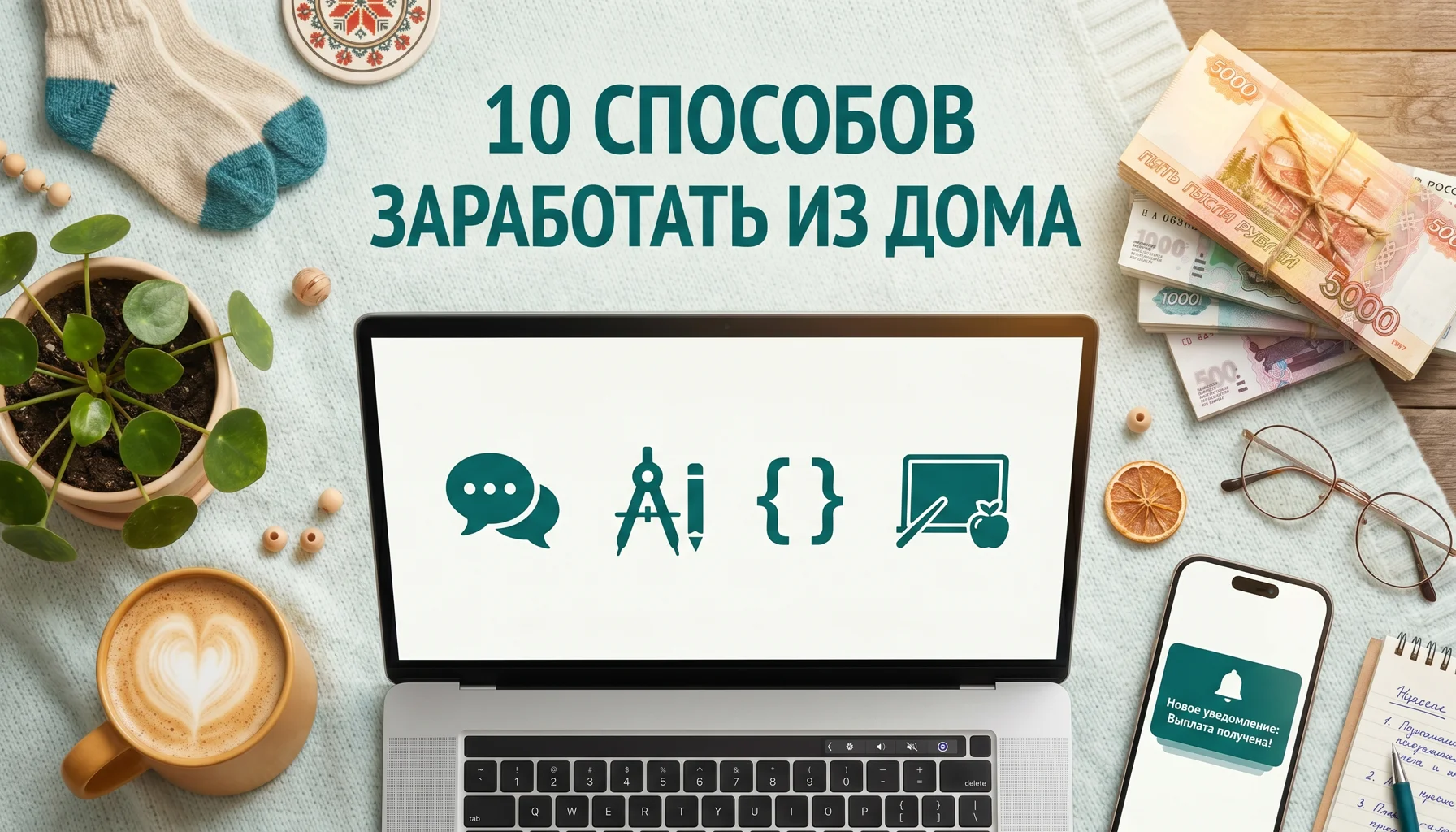 10 способов заработать из дома в 2026 году для женщин без опыта в IT
